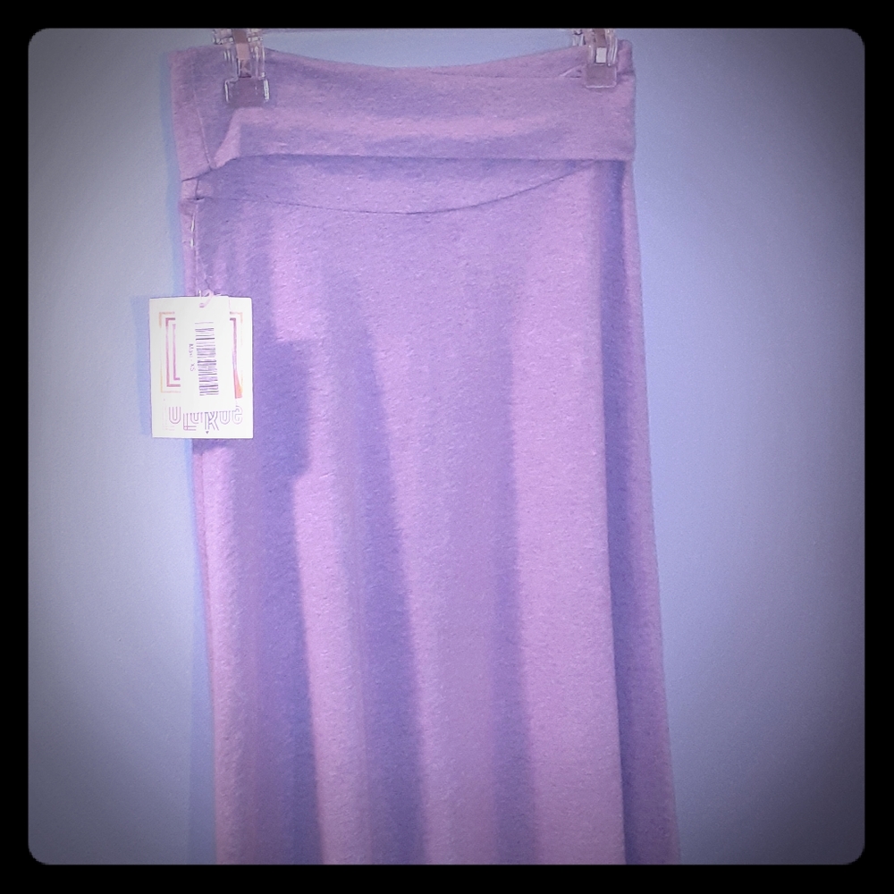 Lularoe Purple Lavender Maxi Skirt Sz XS NWT - Picture 1 of 6